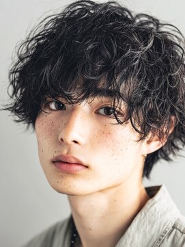 アダリル 川越(aDALil) 【くせ毛風パーマ×マッシュショート】抜け感カールで洒落感UP