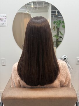 チョコレートブラウン/髪質改善カラー
