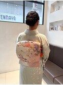 訪問着・ヘアセット
