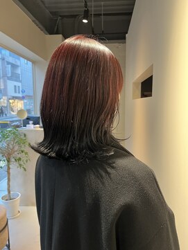 アネ(annee) レイヤーカット× エンドカラー
