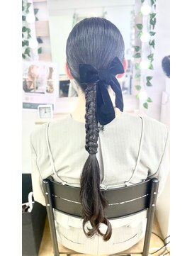 ジェシータ 品川駅前店(GESHITA) 編み編みローポニー