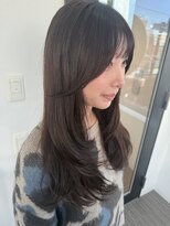 ナループロア ハチ(Nalu pu loa hachi)&nbsp;レイヤーカット/ロングレイヤー/パーマ/巻き髪/シースルーバング