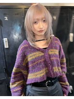 エクーエルム 心斎橋(ECOO yelm)&nbsp;ブリーチ/ミルクティーベージュ/透明感カラー