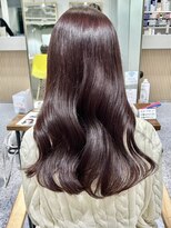 シーク 八王子(CHIC)&nbsp;ブリーチなしピンクブラウン コテ巻きヘアセット【八王子】