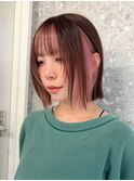 軽やかに動くレイヤーボブスタイル◎