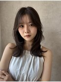 ダークパープル/ナチュラルショート/夏のヘアアレンジ/中央林間