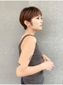 ナチュラルショート/ショートボブ/韓国/顔周り/20代30代40代50代