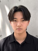 オグジュアリー 表参道(aux.)&nbsp;毛流れパーマで作る黒髪センターパート