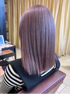 プログレス フレスポ富沢店(PROGRESS) 『pink lavender』似合わせカット×デザインカラー