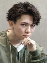 サンズ 梅田 中崎町(SUNS)&nbsp;【梅田】波巻きスパイラルパーマアップバングスタイル