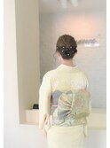 ヘアセット・着物 着付け　4