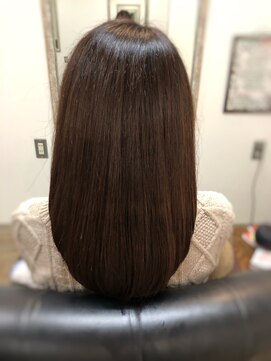 髪質改善専門ヘアエステサロン ヴェリテ(Verite) 髪質改善カラーエステ ブラウンロングストレート【verite 南柏】