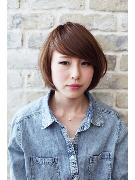 エルクバイコットン(elk by Cotton) 【elk by cotton平塚】透明感/スイングボブ/ショート