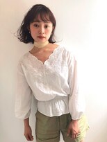 シキ 渋谷(siki) レイヤーボブ×地毛風カラー（原宿/表参道）