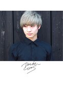 新潟駅南×プラチナアッシュ×束感ショート×ハイトーン