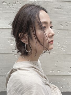 パーク(PARK) 【PARK】シアベージュ×ラフミニボブ