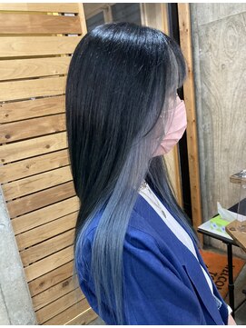 ヘアカロン 熊本本店(Hair CALON) インナーシースルーブルー