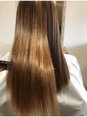 酸性ストレート♪ノーブローでツヤ髪ストレート♪