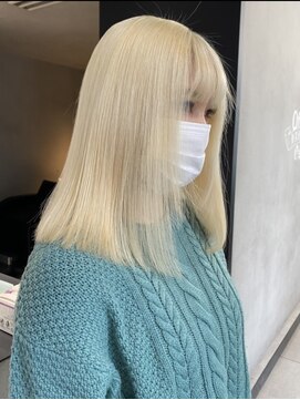 オフホワイト 大阪店(Off-White) 夏に向けてハイトーン！抜きっぱなしブロンド