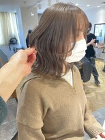 ロンド レア 天神大名店(Lond Le’a)&nbsp;ミルクティーベージュ/ダブルカラー/ブリーチ/くびれヘア