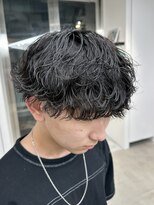 フィフス 天神大名(fifth)&nbsp;波巻きパーマツイストスパイラルパーマメンズパーマメンズヘア