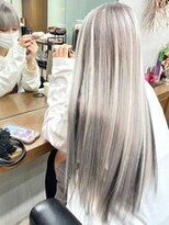 ディア(.eer)&nbsp;シールエクステ×ホワイトアッシュ★ハイライト&ローライトMix