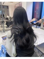 キーン 吉祥寺店(keen)&nbsp;【NANAKO】グロスブラック × レイヤーカット