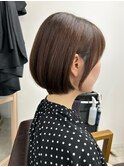 ショートボブ/大人女性/簡単スタイリング