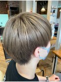 メンズ似合わせカット#6 サラ艶ハイトーン/縮毛矯正