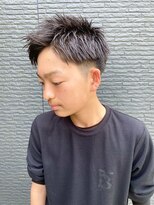 ヘアアンドビューティー クローバー(Hair&Beauty Clover) 王道アップバングショート