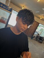 バーバートモシビ(BAR BER TOMOSHIBI)&nbsp;マッシュスタイル×ツイストスパイラルパーマ