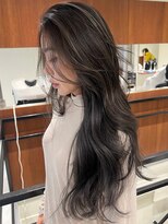 ジルブラン 錦糸町(JIL BLAN)&nbsp;ハイライトバレイヤージュダブルカラー20代30代40代グレージュ