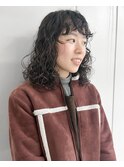 ミディアムパーマ カールヘア