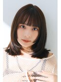 顔周りレイヤーカット/多毛/まとまり