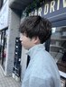 【齋藤、我満限定】メンズカットパーマ＋ケアトリートメント＋プチスパ