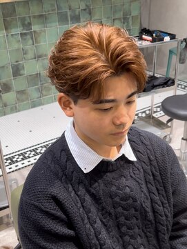 ゼスト リル 新宿(ZEST lill) ニュアンスパーマスペインカールフェザーパーマメンズパーマ