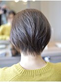 柔らかな丸みと束感の大人ショート◎40代/50代/Sui hair design