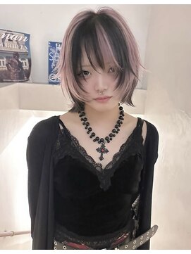 ハコ プラス(HACO+) 【Haco+】Makoto_メッシュカラー_ダブルカラー