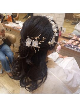 ヴィサージュ ユニール(VISAGE unir) 【佐々木】主役級！エレガントハーフアップ☆