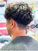 20代30代40代メンズツイストスパイラルパーマ刈り上げマッシュ