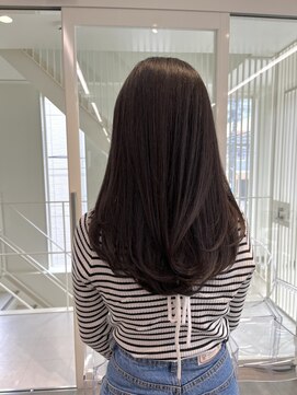 ウル 表参道(HOULe) 前髪あり髪質改善ボブ縮毛矯正レイヤー20代30代40代[表参道]