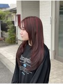 顔周りレイヤーカット