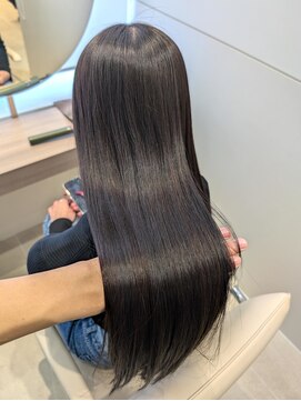 サロウィン 新潟万代店(SALOWIN) 小顔カット+潤いカラー+高濃度トリートメント