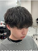 波巻きパーマ/スパイラル/ツイスパ/メンズサロン/メンズ/波巻き