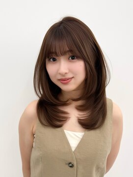 アマトウキョウ アユンチェ(AMA TOKYO×AYUNCHE) くびれミディ/トレンド韓国ヘア/くびれ巻き/レイヤーカット