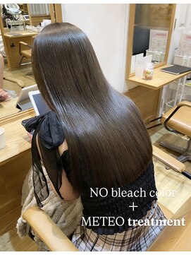 アロマ ヘアー ルーム 新宿3号店(AROMA hair room) ブリーチ無しダブルカラートリートメントで艶髪に！