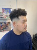 メンズカットフェードスキンフェードアフロツイストブッダパーマ