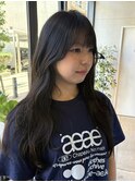 福井韓国レイヤーくびれ巻き顔まわり学生髪質改善