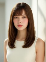 フィナーレ ベッロ(Finale Bello)&nbsp;韓国風レイヤーセミロング/ナチュラルブラウン/20代30代40代