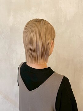 髪質改善/顔周りレイヤーカット/グレージュ[千葉/千葉駅]